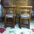 Mid 19th Century Set of 6 Italian Rush Seat Ladderback Church Chairs For Sale - Image 4 of 11