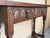 Wood Early 20th Century Spanish Carved Console Table with Fluted Legs For Sale - Image 7 of 18
