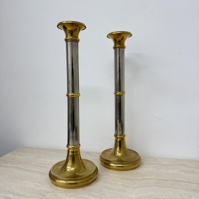Large Candle Sticks by Gunther Lambert, 1970s, Set of 2 For Sale - Image 9 of 18