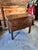 This exceptional 19th-century European provincial work table beautifully showcases the raw, tactile charm of antique...
