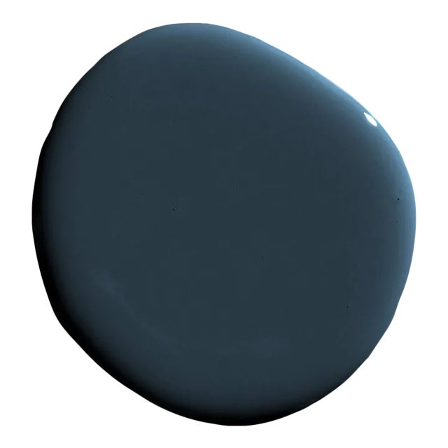 BACKDROP Adhesive Sample Swatch in Surf Camp (Dark Blue with Green Undertones) For Sale