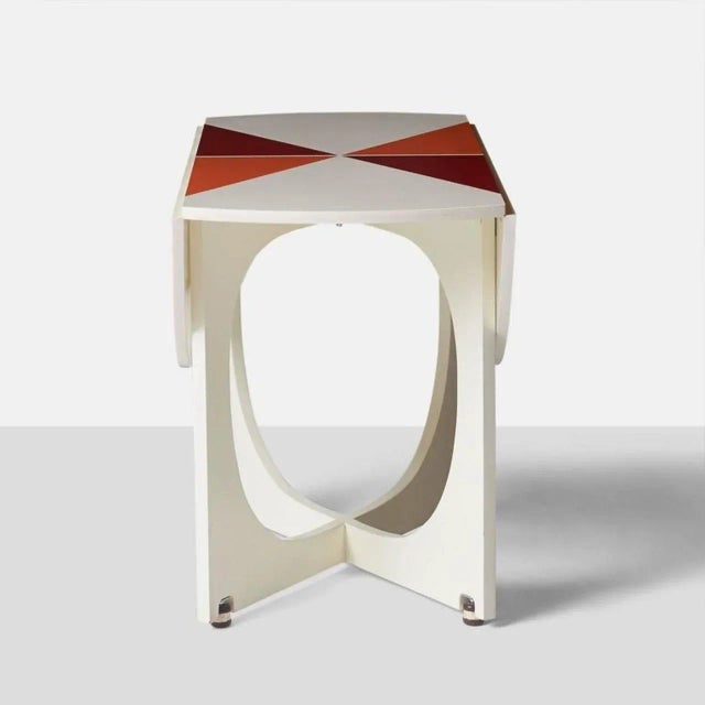 Gio Ponti Gio Ponti Drop Leaf Apta Table For Sale - Image 4 of 9