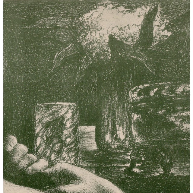 Jules Flandrin, La Chevelure, 1898, Original Lithograph For Sale - Image 4 of 9