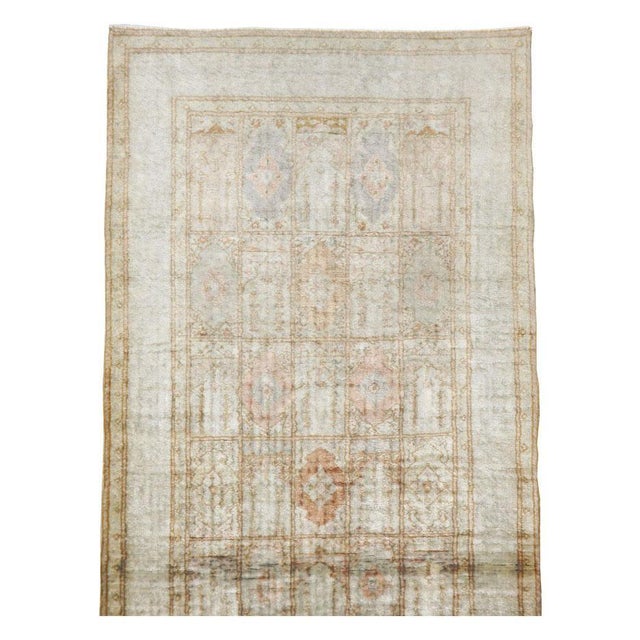 Victorian Galerie Shabab Collection Mid-20th Century Handmade Turkish Sivas Runner For Sale - Image 3 of 9