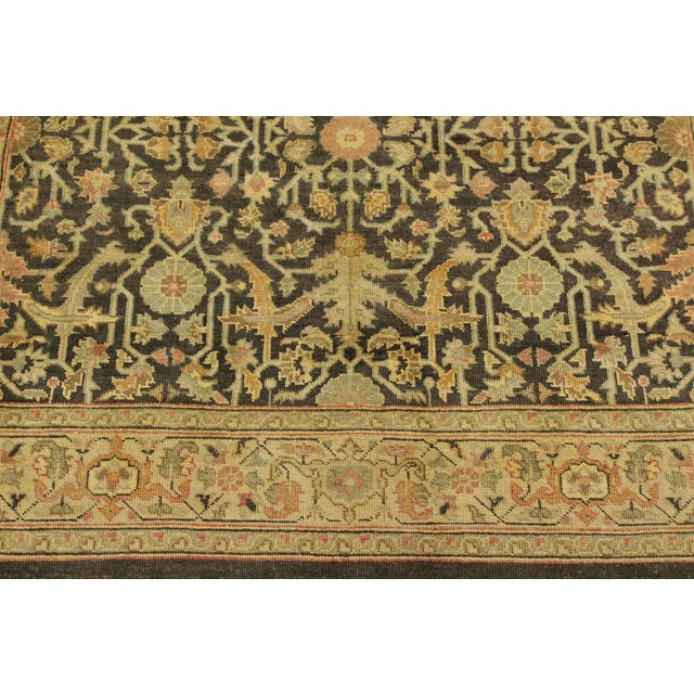 Boho Chic Lavastone Charcoal/Beige Wool Rug - 4'0'' X 5'8'' For Sale In New York - Image 6 of 10