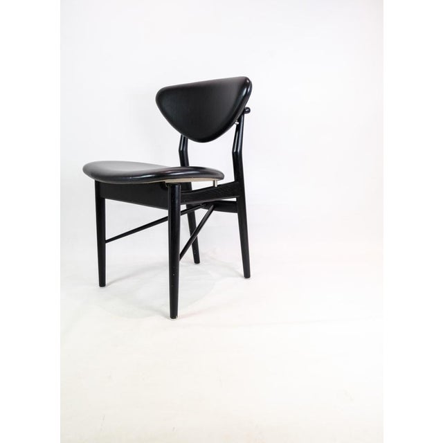 Black Painted Oak Model 108 Dining Chair by Finn Juhl, 2000s For Sale - Image 4 of 16