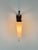 Beautiful, rare wall lamp with an arched arm and opal glass shade. Completely original. Very good condition, technically...