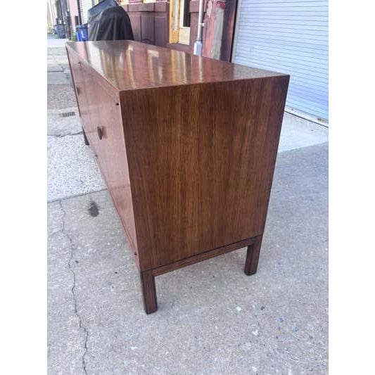 Mid 20th Century Henredon Oak Cabinet, Mid-Century Design, Brass Knobs, 1963 For Sale - Image 5 of 15