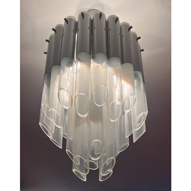 Goffredo Reggiani Vintage Space Age Pendant Lamp attributed to Goffredo Reggiani, 1970s For Sale - Image 4 of 6