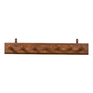 Solid Wood Coat Stand, 1950s For Sale