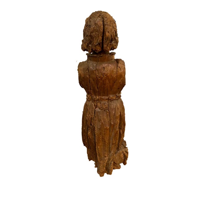 16th Century Carved Statue of a Man For Sale In Dallas - Image 6 of 8