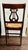 Neoclassical Vintage Tell City Mahogany Harp Back Rush Seat Chair For Sale - Image 3 of 12