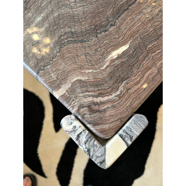 Marble “Eye” End Table Attributed to Roche Bobois For Sale - Image 13 of 16