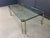 Brass and Glass Coffee Table in the style of Peter Ghyczy, 1970s For Sale - Image 12 of 13