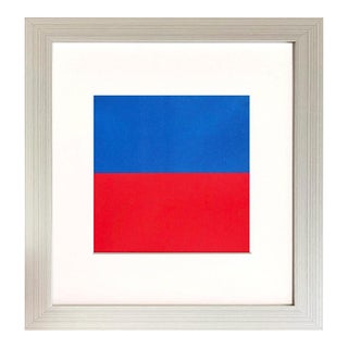Ellsworth Kelly 1999 Blue Red 1 Framed Reproduction For Sale