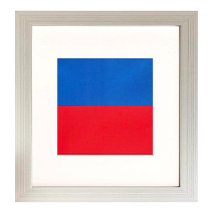 Ellsworth Kelly 1999 Blue Red 1 Framed Reproduction