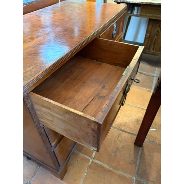 Early 1800s French Pollard Oak Chest of Drawers, ( Commode ) For Sale - Image 4 of 6