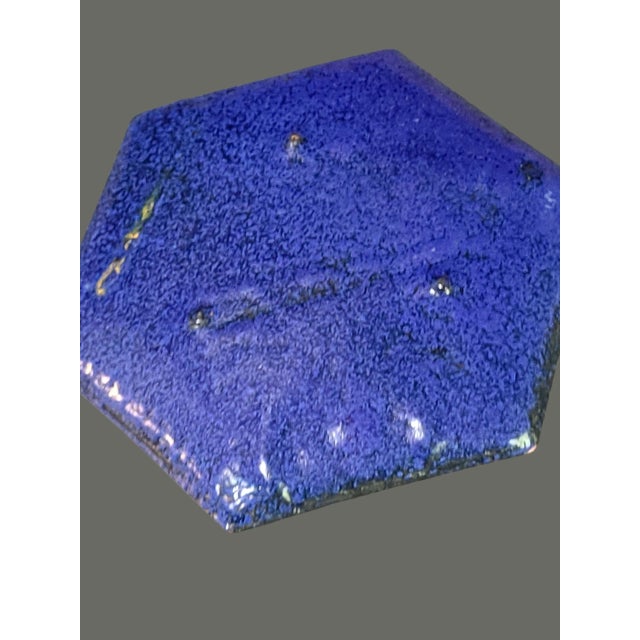 Late 20th Century Vintage Mid-Century Modern Esmaltes Garcia Spanish Colorful Enamel Trinket Holder Dish For Sale - Image 5 of 6