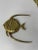 Vintage Brass Wall Hanging Fish From Korea - a Pair For Sale - Image 4 of 6