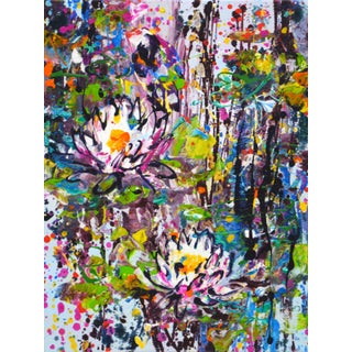 Water Lilies 4.Modern Original Painting. Arts Bound For Sale
