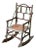 Antique Folk Art Children's Rocking Chair For Sale