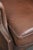 English Cowhide Wing Armchair For Sale - Image 10 of 12