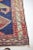 1940s Tribal Indigo, Teal, Plum & Pistachio Green Geometric Design Rug, 3.9 x 14.2 For Sale - Image 9 of 11