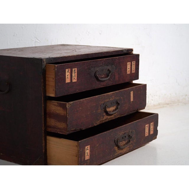 Antique Japanese Chest of Drawers For Sale - Image 5 of 12