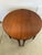 Pair of Federal-Style Demi-Lune Console Tables — Mahogany Veneer, Mid-20th Century For Sale - Image 9 of 10