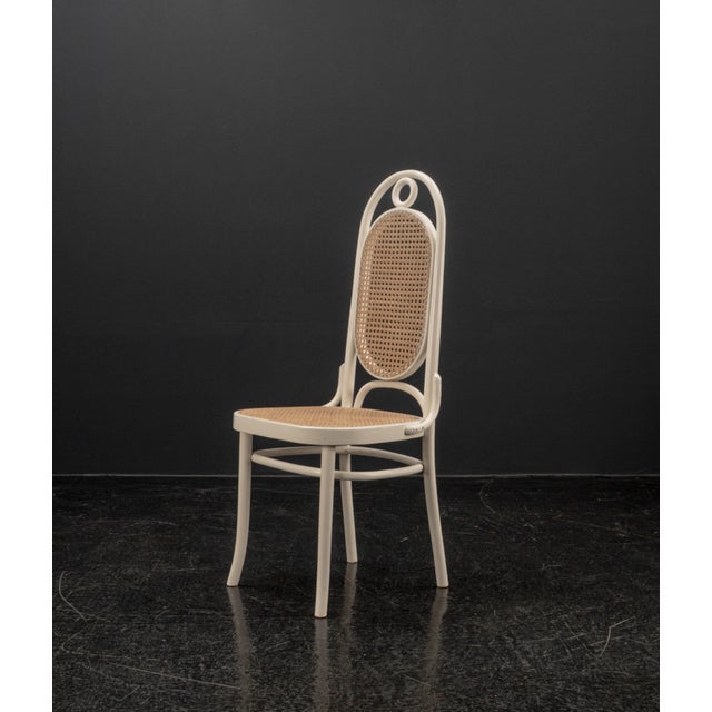 Lange Jan Chairs in White Bentwood from FMG Radomsko, 1940s, Set of 6 For Sale - Image 14 of 18