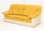 Late 20th Century Italian Gyform Two-Tone Leather Upholstered Sofa For Sale - Image 5 of 11