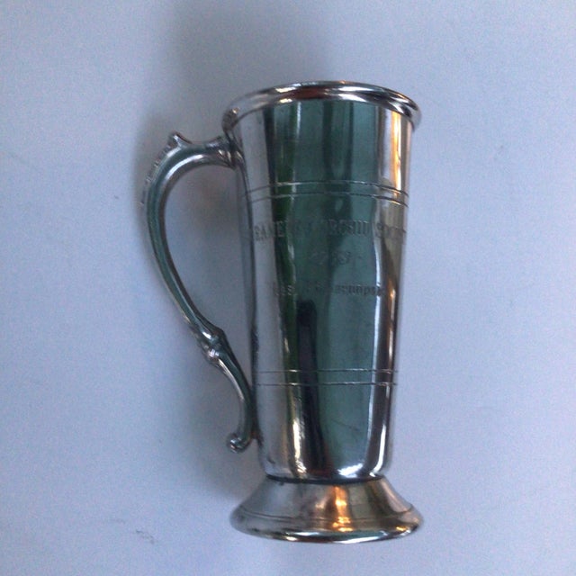 1973 best Phalaenops orchid trophy presented by the Sacramento Orchid Society made by Leonard Eagles Sheffield England.