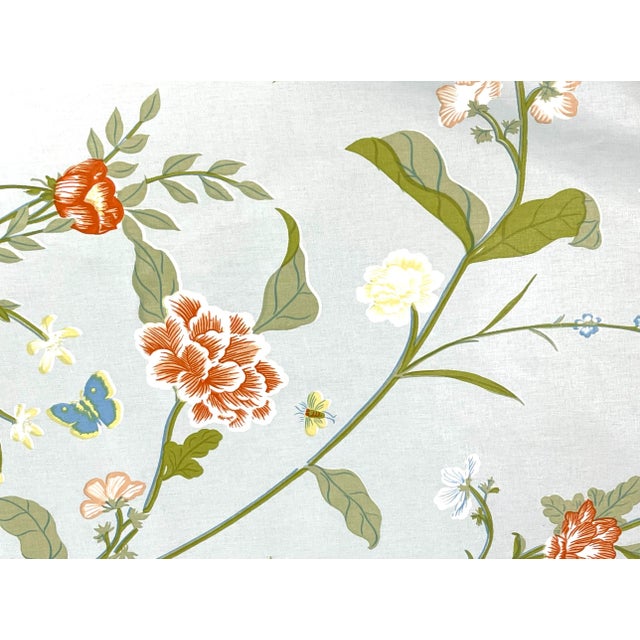 2020s Bob Collins Cotton Chintz “Bagatelle” Fabric 21 Yards For Sale - Image 5 of 11