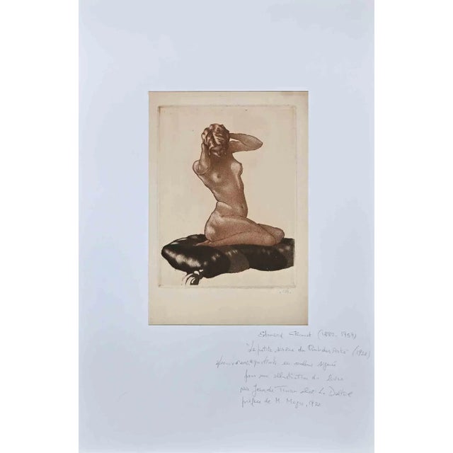 The Little Siren of the Arts Bridge is an Original Etching and aquatint realized by Edouard Chimot in 1922. The artwork is...