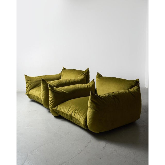 Seating Group attributed to Mario Marenco for Arflex, 1970s, Set of 3 For Sale - Image 9 of 12