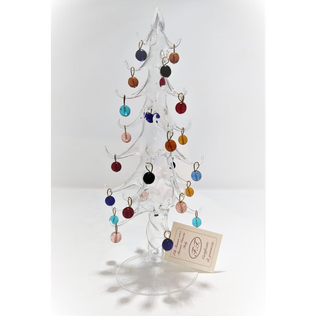 Tessaro Raffaele Murano Glass Christmas Tree Chairish
