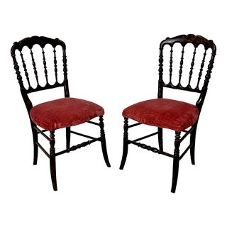 Napoleon III Charivari Chairs, Set of 2 For Sale