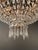 Metal Antique Rococo Crystal Chandelier For Sale - Image 7 of 16