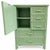 Mid 20th Century Henry Link Faux Bamboo 5-Drawer Chest – Gumdrop Green For Sale - Image 5 of 8