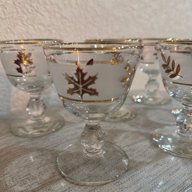 Vintage Mid-Century Modern Libby Glasses - Set of 8 For Sale In Palm Springs - Image 6 of 8