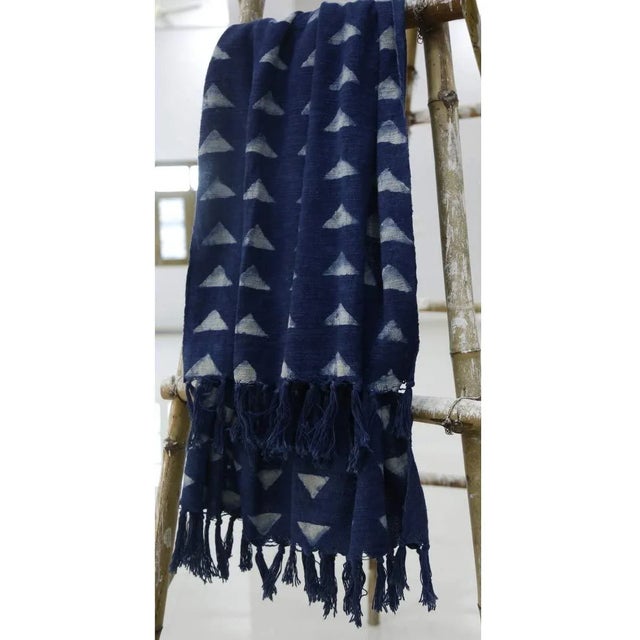 1 PC Hand Block print / wood block print / mudcloth Throw Fabric - Cotton Weight - 0.750 Kg * Beautiful Traditional Hand...