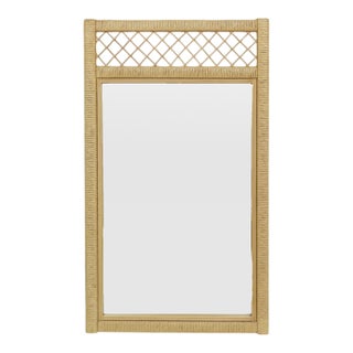 Henry Link for Lexington Rattan Wall Mirror For Sale