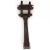 18th Century 18th Century French Provincial Hand Wrought Iron Door Knocker For Sale - Image 5 of 6