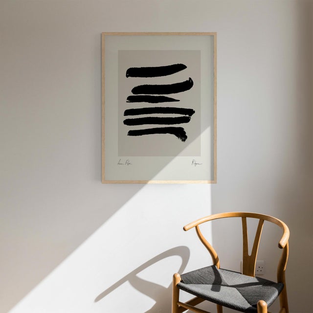 Contemporary Contemporary Abstract Lines Giclee Print For Sale - Image 3 of 4