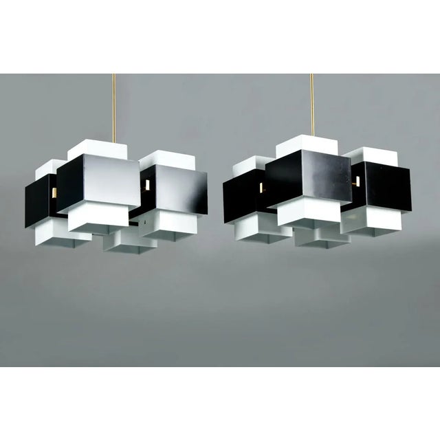 Vintage Selectra Chandelier by Hans-Agne Jakobsson for Markaryd For Sale - Image 4 of 6