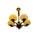 Five Arm Chandelier by Paaavo Tynell for Oy Taito Ab, 1930s For Sale - Image 9 of 18