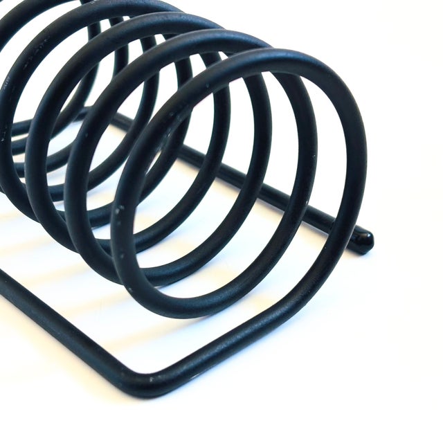 Black Metal Coil Letter Holder For Sale In San Francisco - Image 6 of 9