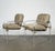 Postmodern Late 19th Century Pair of Lucite and Metal Lounge Chairs For Sale - Image 3 of 12