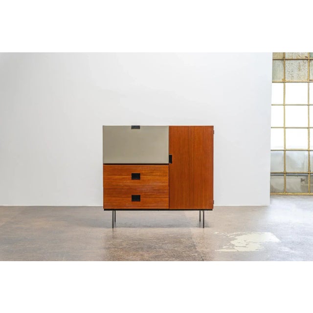 Wood Japanese CU01 Highboard by Cees Braakman for Pastoe, 1958 For Sale - Image 7 of 13