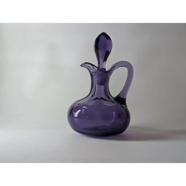 Heisey & Co. Yeoman Cruet Hawthorne Orchid With Stopper Manufacturer: Heisey & Co. Pattern: Yeoman Type/Use: Cruet Color:...